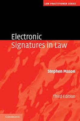 Electronic Signatures in Law(English, Electronic book text, Mason Stephen)