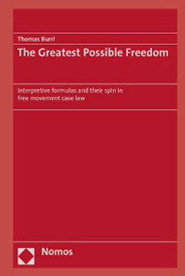 The Greatest Possible Freedom(English, Hardcover, Burri Thomas)