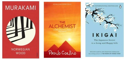 Norwegian wood , The alchemist , Ikigai (3 Book Combo)(Paperback, JMD BOOKS)