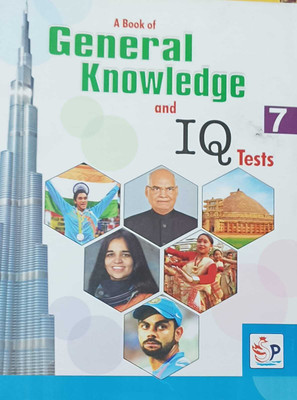 A BOOK OF GENERAL KNOWLEDGE AND IQ TEST CLASS 7(kolkata, SONI PUBLICATION)