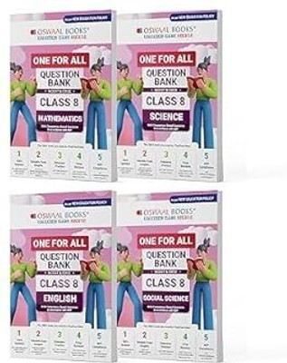 Oswaal One for All Question Banks Ncert & Cbse Class 8(English, Paperback, unknown)