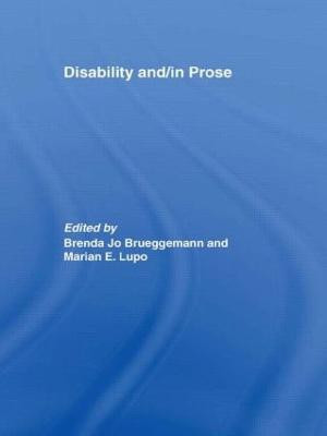 Disability and/in Prose(English, Paperback, unknown)