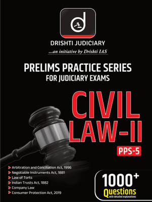 DRISHTI Judiciary Prelims Practice Series-5 Civil Law-2 | Government Exam Books(Paperback, Team Drishti)