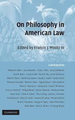 On Philosophy in American Law(English, Electronic book text, unknown)