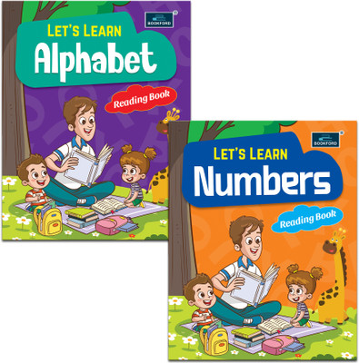 Learning Books for Kids (Set of 2) - Let's Learn Alphabet and Let's Learn Numbers - 6 months to 6 years Kids(Paperback, BOOKFORD PUBLICATIONS PVT. LTD.)