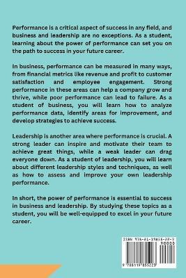 The Power of Performance: Business and Leadership Studies for Students(English, Paperback, Reuben)