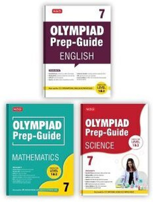 MTG Olympiad Prep-Guide Class 7 - Achievers Section with IMO-NSO-IEO Chapterwise Previous Year Question Paper For SOF 2023-24 Exam, Set of 3 Books (Mathematics, Science, English)(Paperback, MTG Editorial Board) MTG Olympiad Prep-Guide Class 7 - Achievers Section with IMO-NSO-IEO Chapterwise Previous Year Question Paper For SOF 2023-24 Exam, Set of 3 Books (Mathematics, Science, English)(Paperback, MTG Editorial Board)