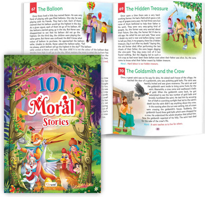 101 Moral Stories (Ages 3-12) (Paperback) : Children's Bedtime Tales, Adventure Storybooks, Learning Book for Young Readers, Bedtime Tales for Toddlers(English, Paperback, Gupta Sahil)