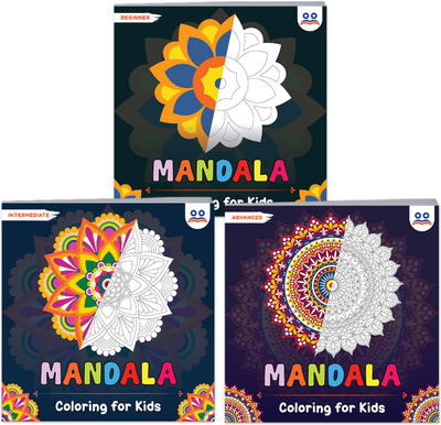 Mandala Art Book  - Best Selling Premium Mandala Coloring Book for Kids in India | Age: 7 - 12 Years | IFAS Publications(Paperback, Two Brothers Publication)