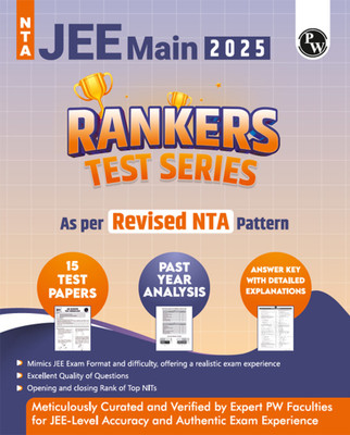 Pw 15 Jee Main Rankers Test Series 2025 as Per Revised Nta Pattern(English, Paperback, unknown)