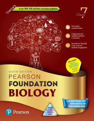Pearson IIT Foundation'24 Biology Class 7, As Per CBSE, ICSE . For JEE|NEET|NSTE|Olympiad|Free access to vidoes - 6 e(English, Paperback, unknown)