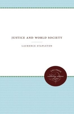 Justice and World Society(English, Paperback, Stapleton Laurence)