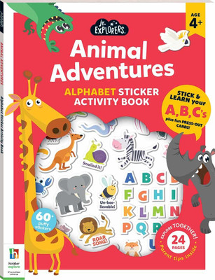Junior Explorers: Animal Adventures Alphabet Activity Book(Paperback, Hinkler)