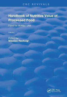 Handbook of Nutritive Value of Processed Food(English, Paperback, unknown)