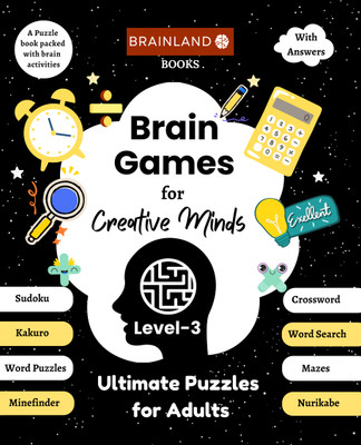 Brain Games for Creative Minds - Ultimate Puzzles for Adults - Level 3(English, Paperback, Tripathi Divyanshu)