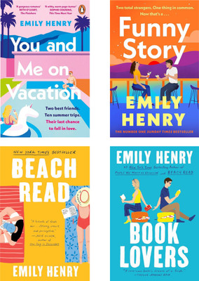 Happy Place + Beach Read + Book Lovers + Funny Story ( 4 best combo books)(Paperback, emily henry)