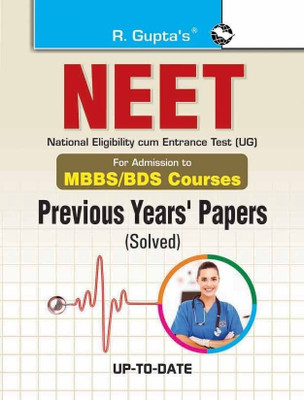 NEET (UG) Previous Years' Papers (Solved): For Admission to MBBS/BDS Courses(English, Paperback, RPH Editorial Board)