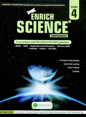 Let’s Enrich Science Class 4 | Latest Edition | NEP 2020 & NCF 2023 Aligned | Conceptual + Experiential Learning | Trusted by 10,000+ Teachers(Paperback, Shakuntala Datta)