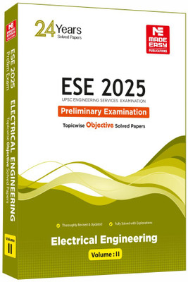 ESE 2025: Preliminary Exam: Electrical Engineering Objective Solved Paper Vol-2(Paperback, MADE EASY Editorial Board)