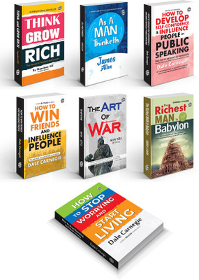 The Ultimate Motivational Gift Set : Think & Grow Rich, The Art of War, How to Win Friends & More Classic English Novel - Timeless Masterpieces Novel for Success(Paperback, Napoleon Hill, Dale Carnegie, George S. Clason, SUN TZU, James Allen)