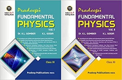 Pradeep's Fundamental Physics ( Vol.1 & 2 ) for Class 11 [Examination(English, Paperback, unknown)