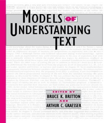 Models of Understanding Text(English, Hardcover, unknown)