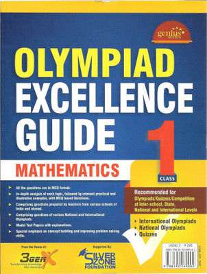 Olympied Excellence Guide for Mathematics Class 1 1st  Edition(English, Paperback, Jha Inna)