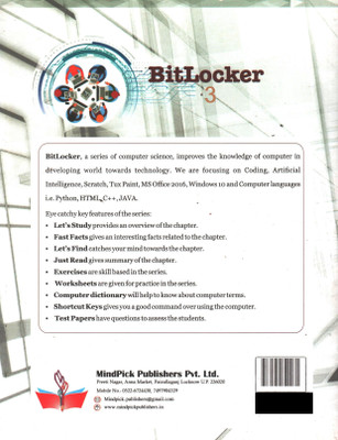 BITLOCKER A BOOK OF COMPUTER SCIENCE CLASS 3(Paperback, RAJESH KUMAR SHRIVASTVA)