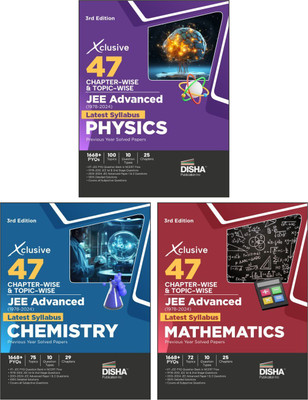 Xclusive 47 Chapter-Wise & Topic-Wise Jee Advanced (1978 - 2024) New Syllabus Physics, Chemistry & Mathematics Previous Year Solved Papers - Iit-Jee Pyq Question Bank in Ncert Flow for Jee 2025(English, Paperback, unknown) Xclusive 47 Chapter-Wise & Topic-Wise Jee Advanced (1978 - 2024) New Syllabus Physics, Chemistry & Mathematics Previous Year Solved Papers - Iit-Jee Pyq Question Bank in Ncert Flow for Jee 2025(English, Paperback, unknown)