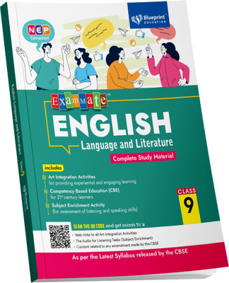 Exam Mate Class 9 English Language & Literature CBSE-Aligned Book with NEP 2020 Framework - CBSE Sample Papers | NCERT Solutions for Class 9 and 10 | CBSE Question Banks 2024 | CBSE Curriculum Updates 2024-25 with 1 Disc(Hardcover, Blueprint Editorial Board) Exam Mate Class 9 English Language & Literature CBSE-Aligned Book with NEP 2020 Framework - CBSE Sample Papers | NCERT Solutions for Class 9 and 10 | CBSE Question Banks 2024 | CBSE Curriculum Updates 2024-25 with 1 Disc(Hardcover, Blueprint Editorial Board)