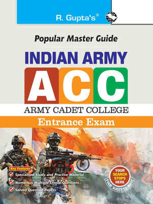 Indian Army: Army Cadet College (ACC) Entrance Exam Guide(Paperback, RPH Editorial Board)