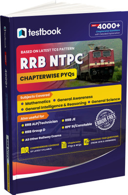 Rrb Ntpc 4000+ MCQS - Useful for RRB ALP/Technician, NTPC, Group D, JE, and other railway exams.(English, Paperback, unknown) Rrb Ntpc 4000+ MCQS - Useful for RRB ALP/Technician, NTPC, Group D, JE, and other railway exams.(English, Paperback, unknown)