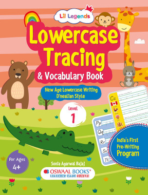 Oswaal Lil Legends Lowercase Tracing & Vocabulary Book, Writing Practi(English, Paperback, unknown)