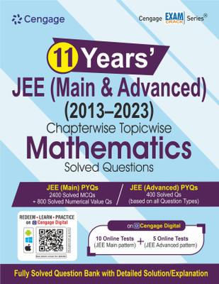 11 Years' Jee (Main and Advanced) (2013-2023) Chapterwise Topicwise Mathematics Solved Questions(English, Paperback, Kala Arun)