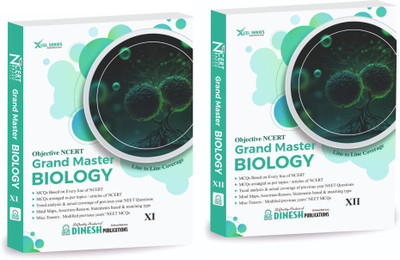 DINESH Objective NCERT Grandmaster Biology for NEET & Other Competitive Exams 2025 (Volume 1 & 2) - Topicwise + Articlewise MCQ from Each Line of NCERT Book with 2 Disc(Paperback, Pranav Pundarik, K Bhatti, Dinesh Publication) DINESH Objective NCERT Grandmaster Biology for NEET & Other Competitive Exams 2025 (Volume 1 & 2) - Topicwise + Articlewise MCQ from Each Line of NCERT Book with 2 Disc(Paperback, Pranav Pundarik, K Bhatti, Dinesh Publication)