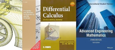 Probability and Statistics 8th Edition(USED-GOOD) & Differential Calculus(USED-GOOD) & Advanced engineering mathematics(USED-GOOD)(Paperback, Jay L. Devore,Narayan, Erwin kreyszig)