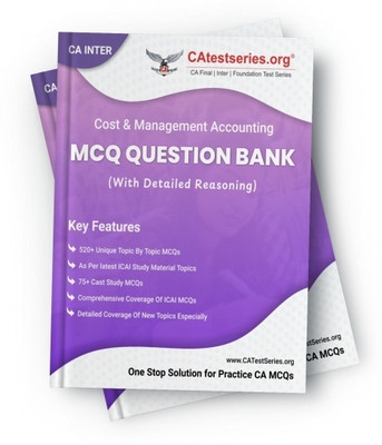 CA Inter Cost and Management Accounting MCQ Question Bank by CA Test Series(Paperback, CA Test Series)