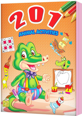 201 Thematic Activity-Animal Activity  - Fun Acivities For Kids Age 2+ | Interactive Early Learning Books(Paperback, Little Pearl Books)