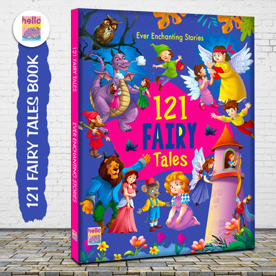 121 Fairy Tales  - Illustrated Story Books for Kids and Childrens - Bedtime Traditional Short Stories with Colourful Pictures in English - Ages 3+ Years(Hardcover, Hello Friend Books)