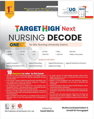 TARGET HIGH NEXT Nursing Decode First Year (PB- 2024)(Paperback, Dr Muthuvenkatachalam S)