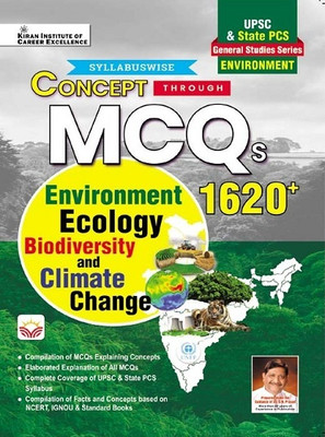 General Studies Series Concept Through Mcqs Environment Ecology Biodiversity & Climate Change For Upsc & State Pcs(English Medium)(4665)(Hindi, Hardcover, unknown)