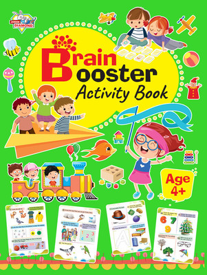 Brain Booster Activity Book Age-4(English, Paperback, Chakravarty Madhu)