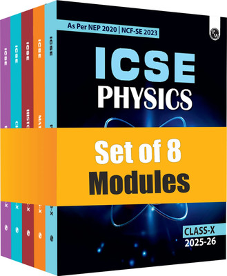 PW ICSE Class 10 Combo Set of 8 Books For 2025 Exams(Paperback, Physics Wallah (PW))
