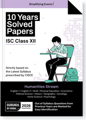 Isc 10 Years Solved Papers Humanities Stream : Class XII for 2026 Exam(English, Hardcover, unknown)
