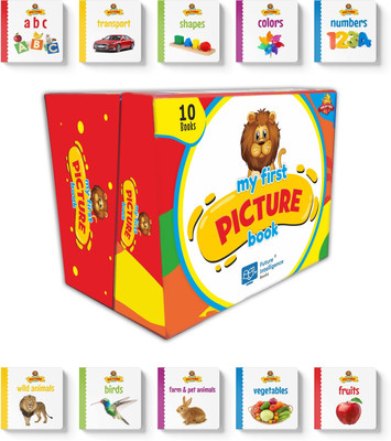 My First Picture Books - 10 set Box Board Books for Kids(Paperback, Future Intelligence Books)