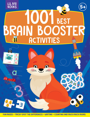 1001 Best Brain Booster Activities Lil Big Books 5+(Paperback, Diyara Press)