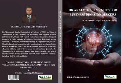 HR ANALYTICS: INSIGHTS FOR BUSINESS DECISION MAKERS(Paperback, DR. MOHAMMED QUADIR MOHIUDDIN)