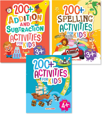 200 Plus Addition Subtraction, 200 Plus Spelling, 200 Plus Brain Booster 4 Plus(English, Paperback, Mittal Poonam)