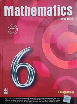 R S Aggarwal Mathematics for class-6  - R S Aggarwal Mathematics for class-6(Paperback, R S Aggarwal)