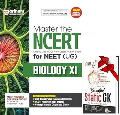 Master the NCERT for NEET (UG) Biology XI | Line by Line MCQs from Latest NCERT Books | With 3000+ Chapterwise-Topicwise Elite MCQs, NCERT Notes with NEET Tracker | For Exam Exam 2025-26 & STATIC GK(Paperback, Sanjay Sharma) Master the NCERT for NEET (UG) Biology XI | Line by Line MCQs from Latest NCERT Books | With 3000+ Chapterwise-Topicwise Elite MCQs, NCERT Notes with NEET Tracker | For Exam Exam 2025-26 & STATIC GK(Paperback, Sanjay Sharma)